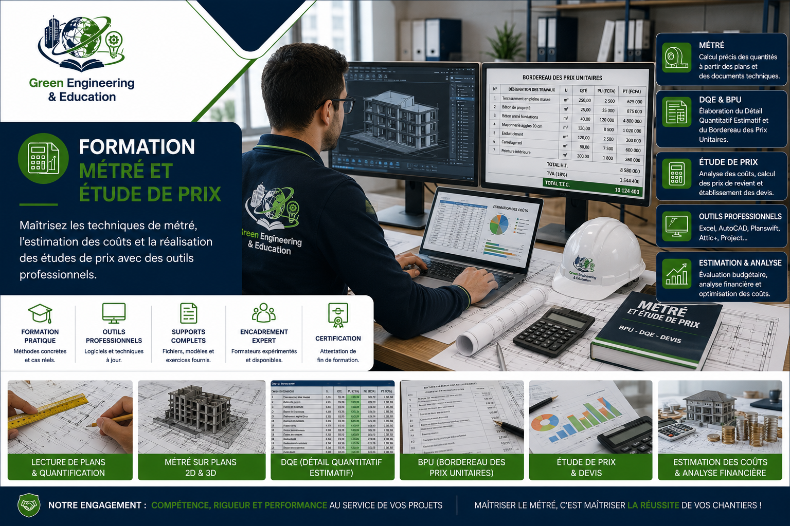 formation métré et Étude de prix